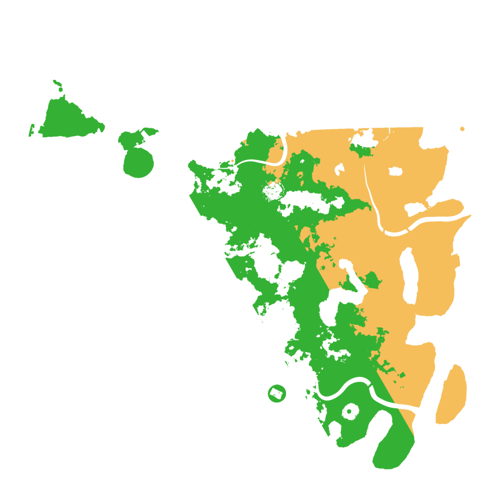 Biome Rust Map: Procedural Map, Size: 4500, Seed: 377493152