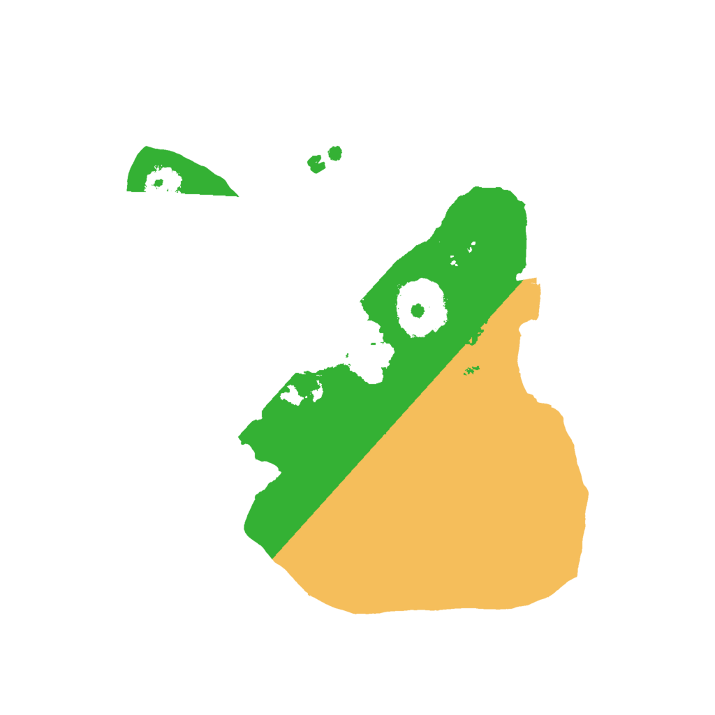 Biome Rust Map: Procedural Map, Size: 2000, Seed: 1075665467