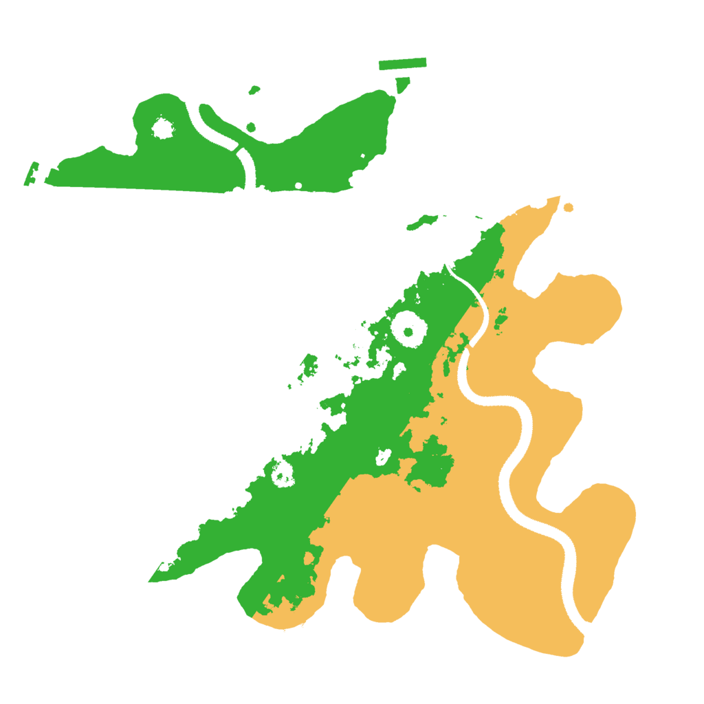 Biome Rust Map: Procedural Map, Size: 3000, Seed: 31106