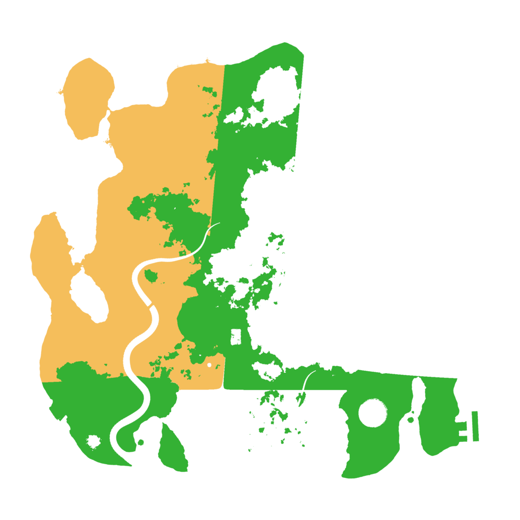 Biome Rust Map: Procedural Map, Size: 3500, Seed: 756491256