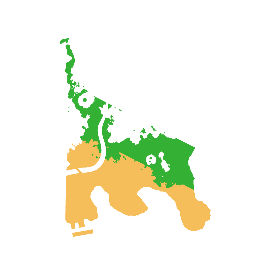 Biome Rust Map: Procedural Map, Size: 2500, Seed: 569978110
