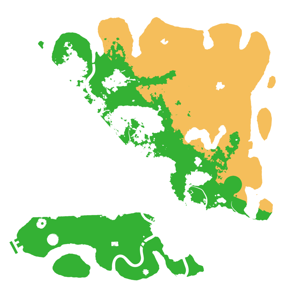 Biome Rust Map: Procedural Map, Size: 4500, Seed: 1485376055