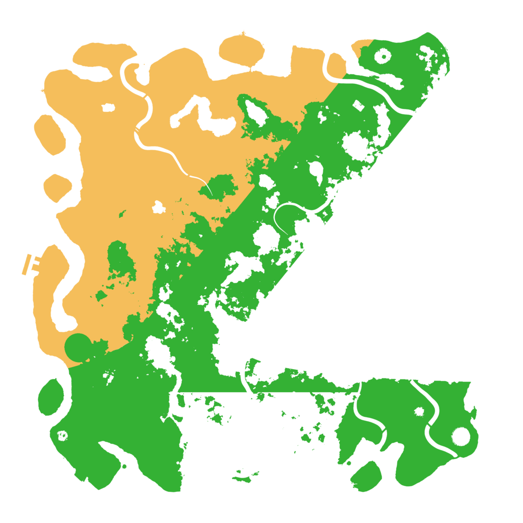 Biome Rust Map: Procedural Map, Size: 5000, Seed: 6052025