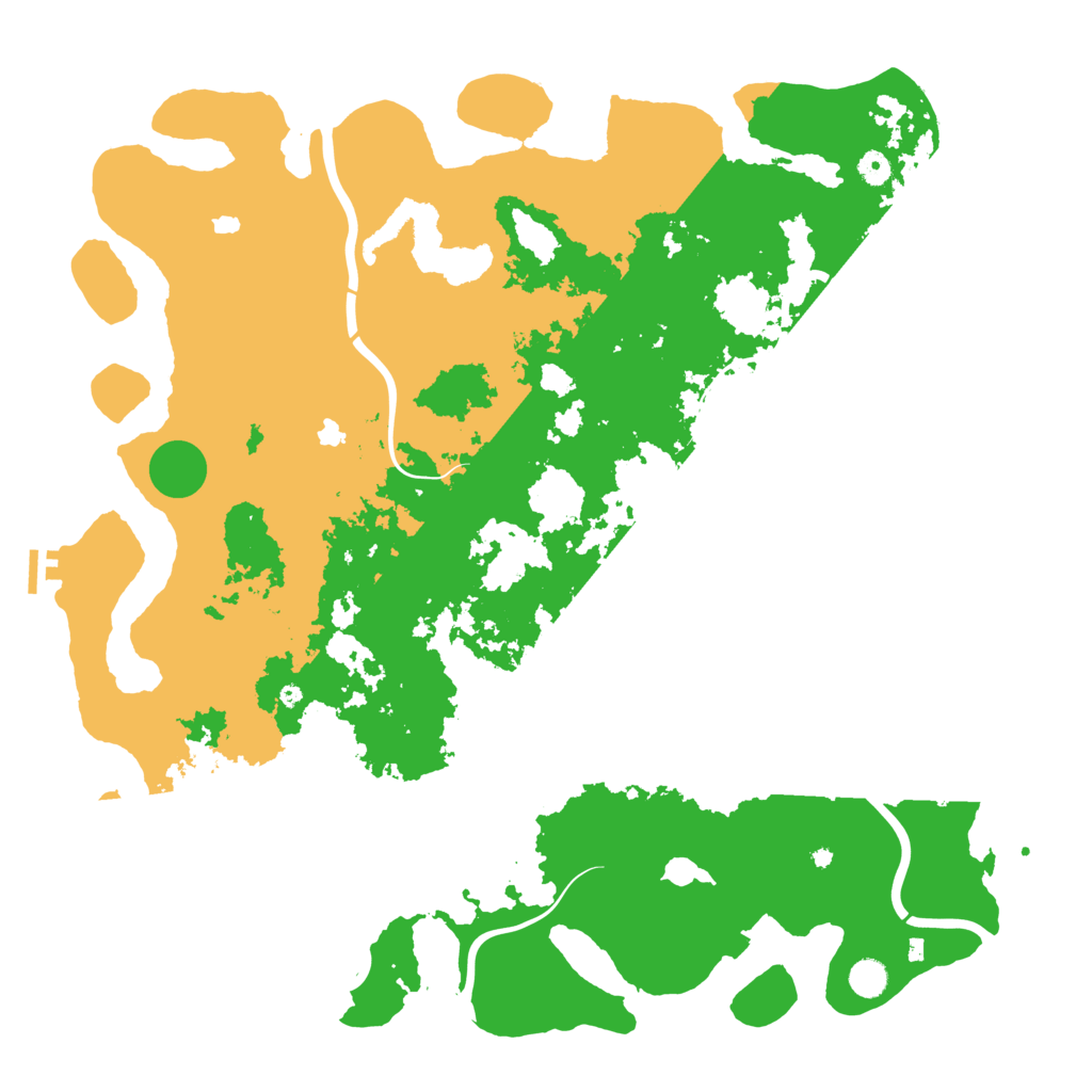 Biome Rust Map: Procedural Map, Size: 5000, Seed: 6052025