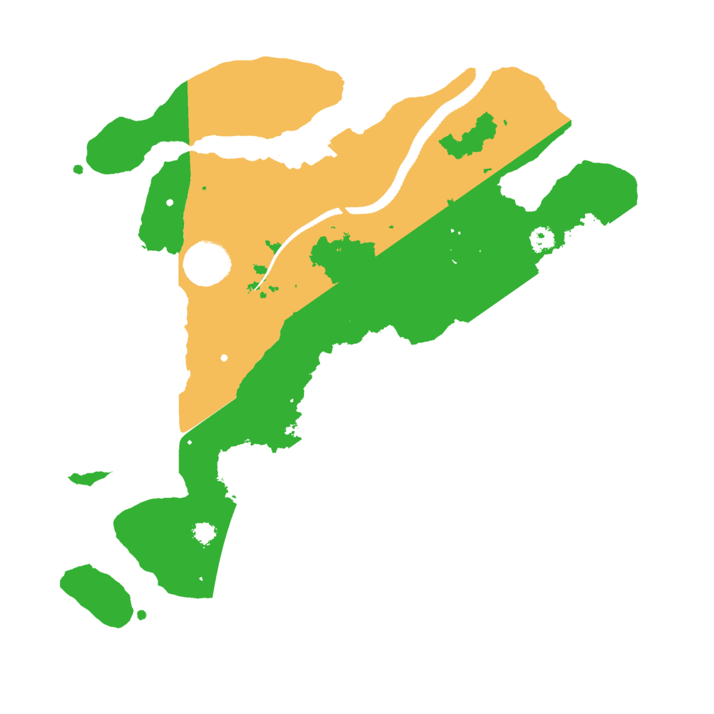 Biome Rust Map: Procedural Map, Size: 2950, Seed: 25101