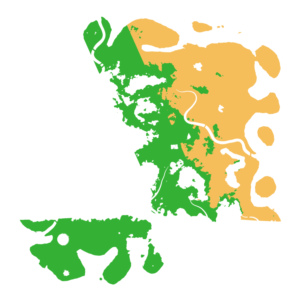 Biome Rust Map: Procedural Map, Size: 4500, Seed: 1406635312