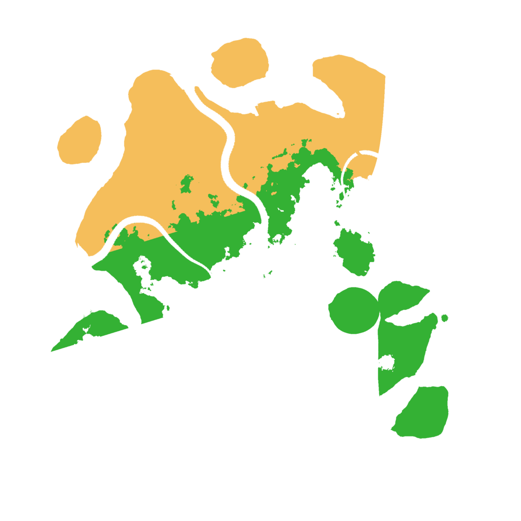 Biome Rust Map: Procedural Map, Size: 3000, Seed: 26002