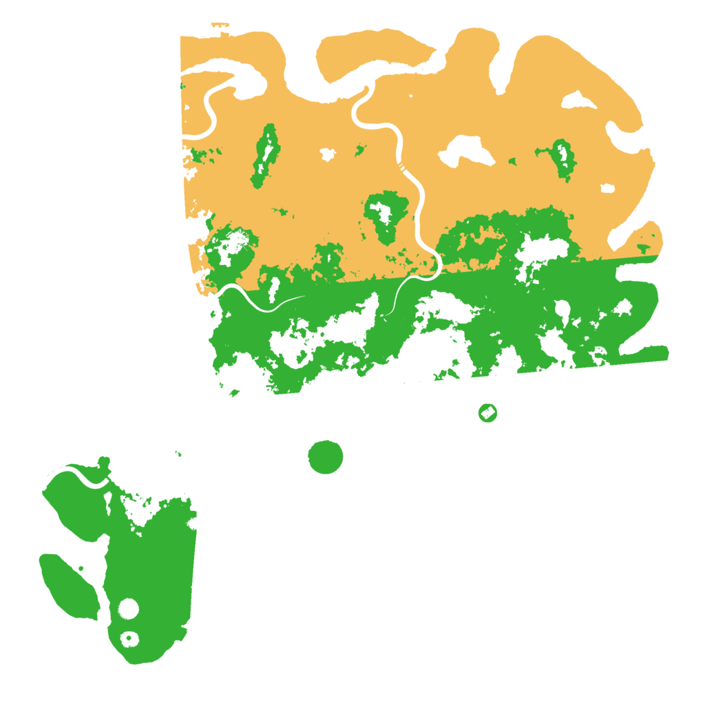 Biome Rust Map: Procedural Map, Size: 6000, Seed: 69543269