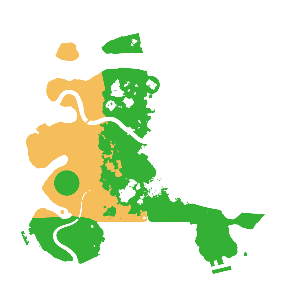 Biome Rust Map: Procedural Map, Size: 3100, Seed: 981550788