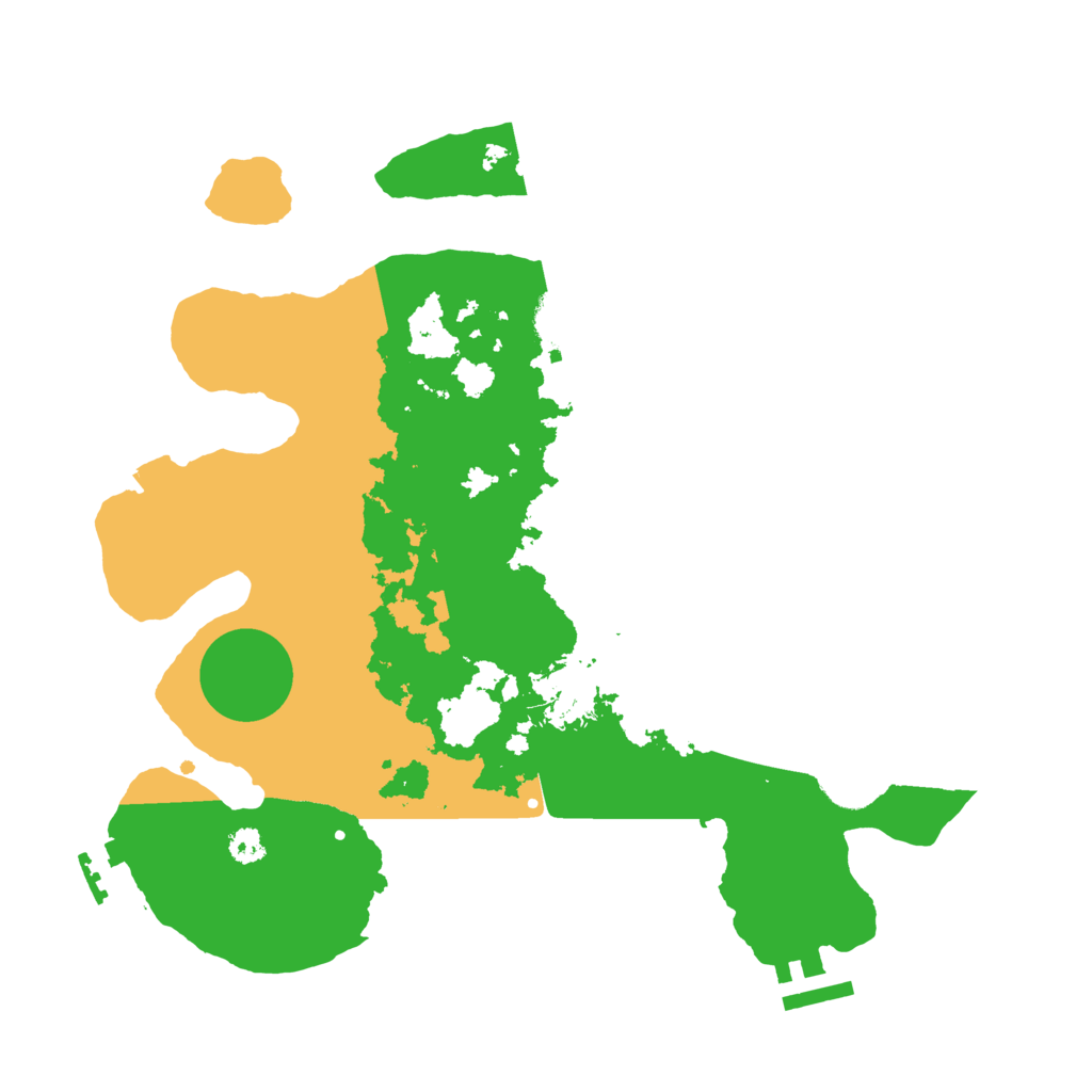 Biome Rust Map: Procedural Map, Size: 3100, Seed: 981550788