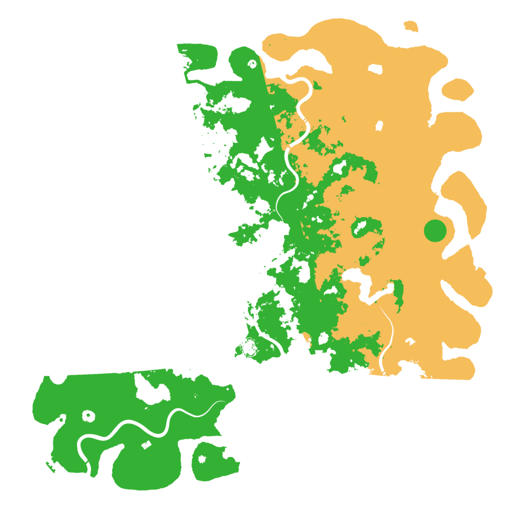 Biome Rust Map: Procedural Map, Size: 6000, Seed: 48576