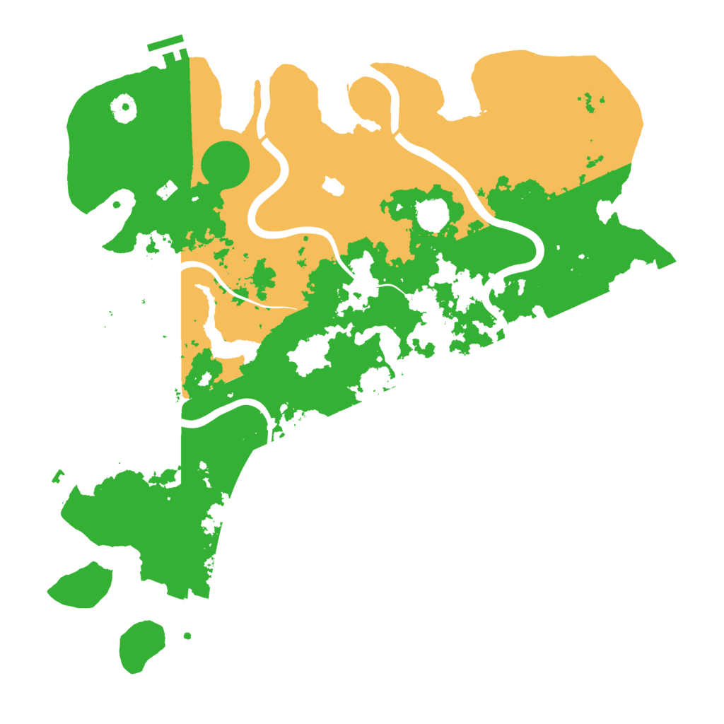 Biome Rust Map: Procedural Map, Size: 4000, Seed: 49963