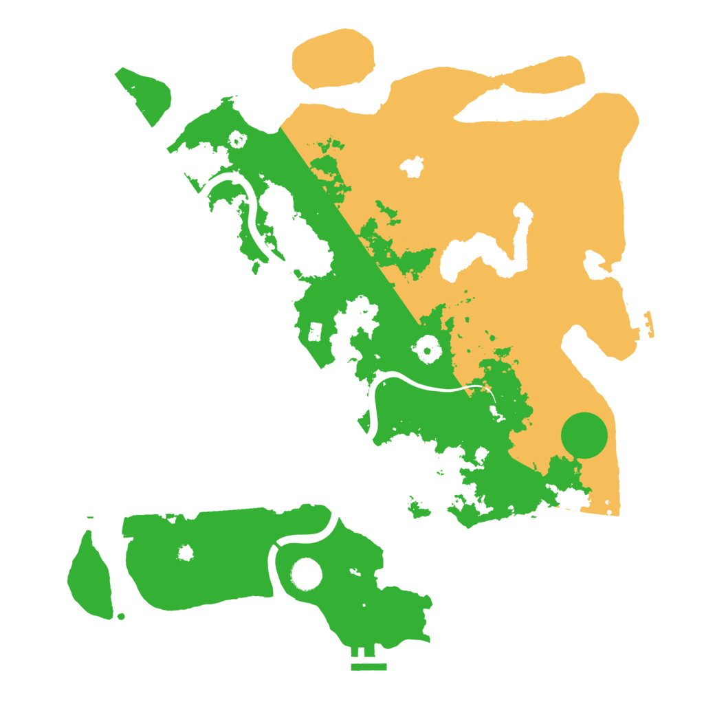 Biome Rust Map: Procedural Map, Size: 4000, Seed: 508608025