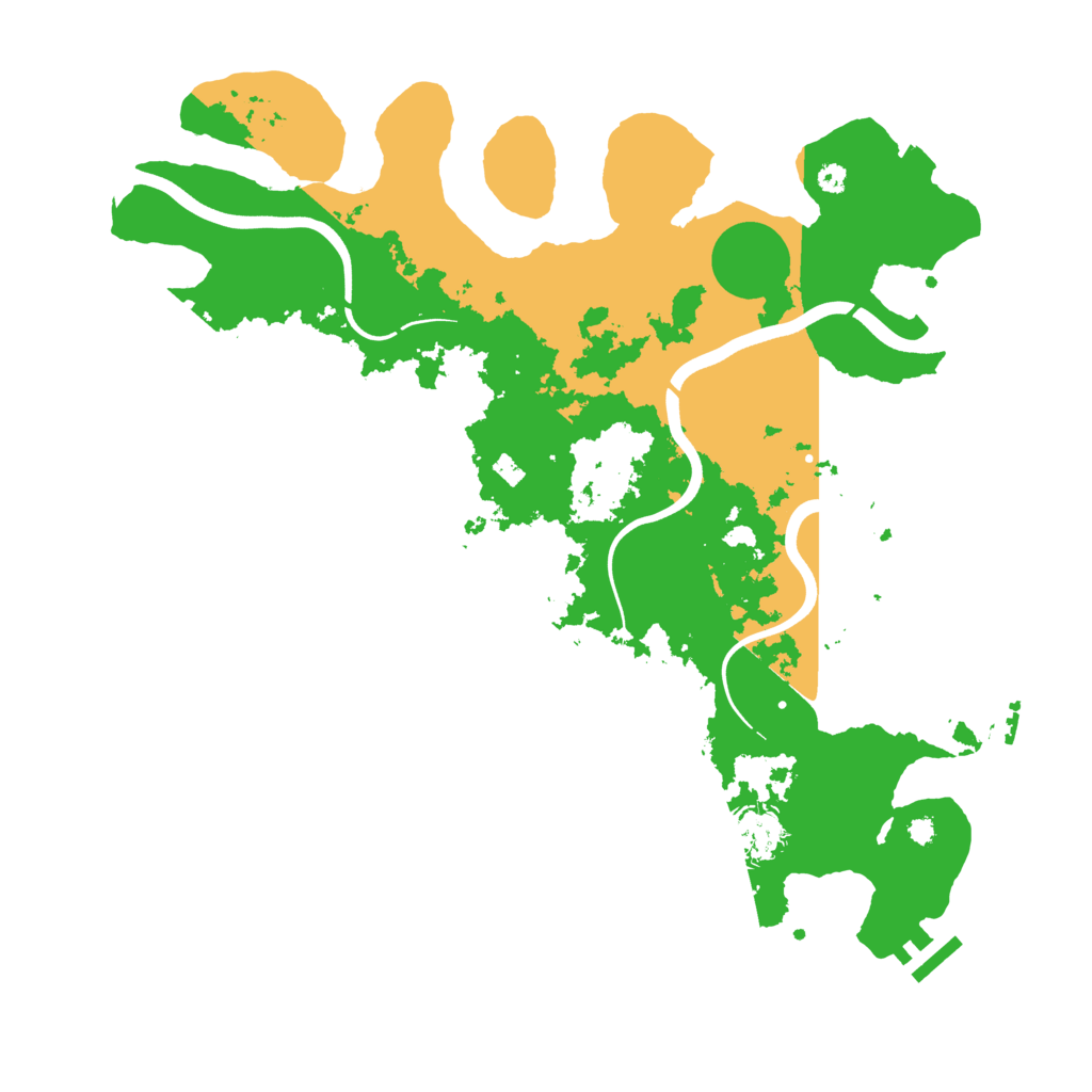 Biome Rust Map: Procedural Map, Size: 3750, Seed: 830658476
