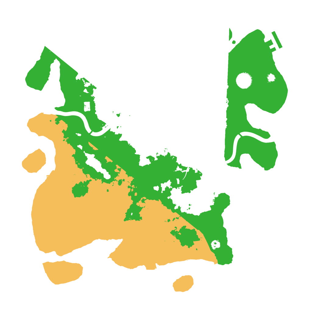 Biome Rust Map: Procedural Map, Size: 3500, Seed: 844728312