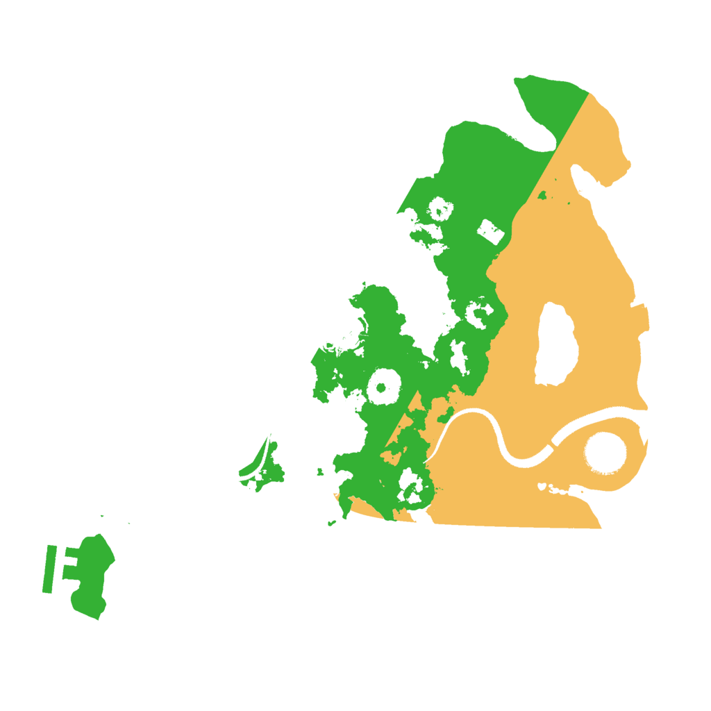 Biome Rust Map: Procedural Map, Size: 3000, Seed: 1458714