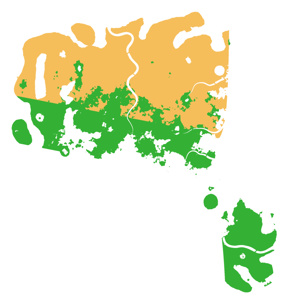 Biome Rust Map: Procedural Map, Size: 5700, Seed: 6738