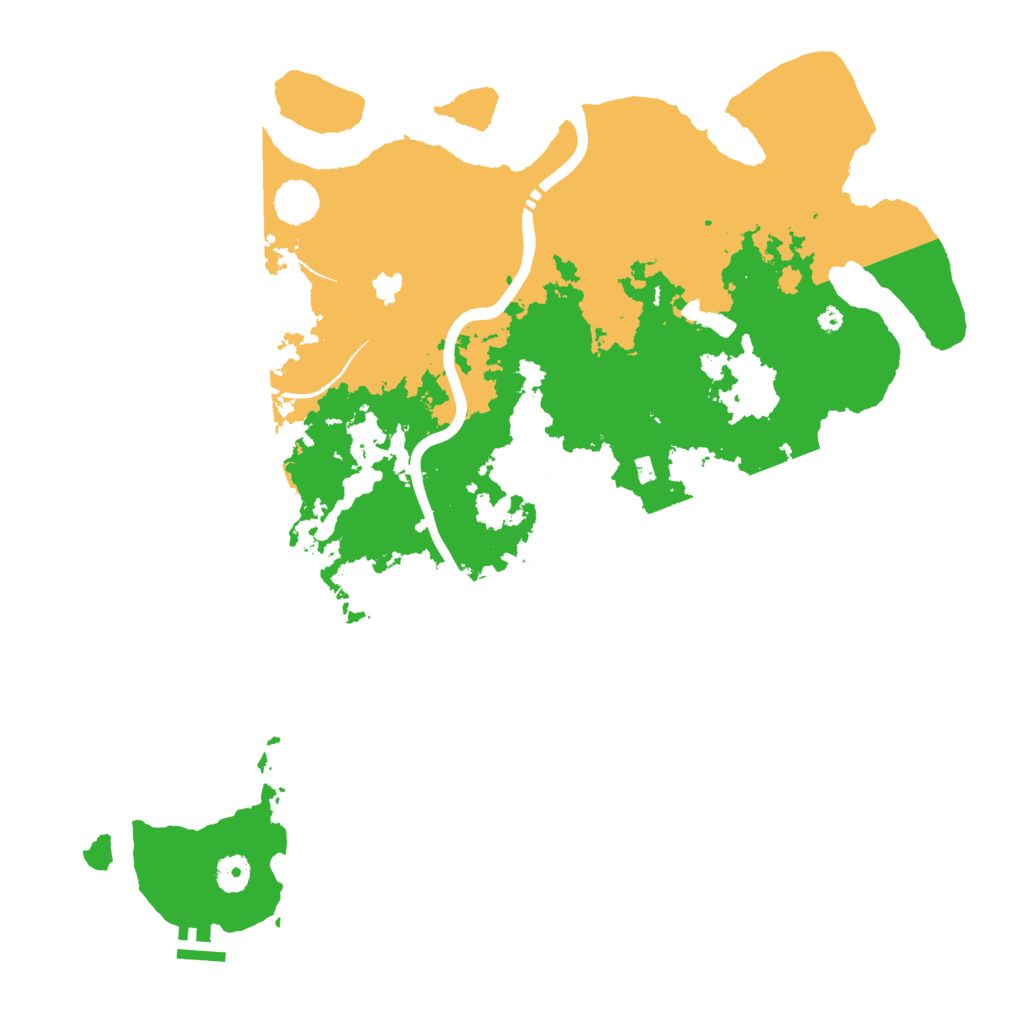 Biome Rust Map: Procedural Map, Size: 4250, Seed: 1985
