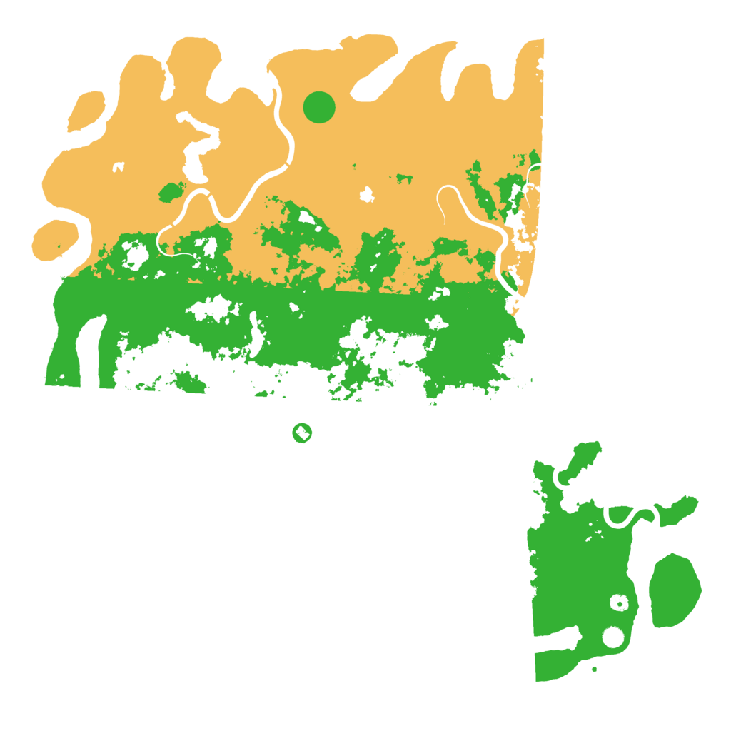 Biome Rust Map: Procedural Map, Size: 6000, Seed: 456439