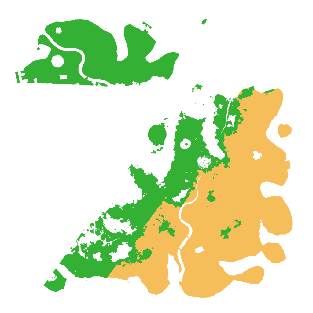 Biome Rust Map: Procedural Map, Size: 4500, Seed: 126055397