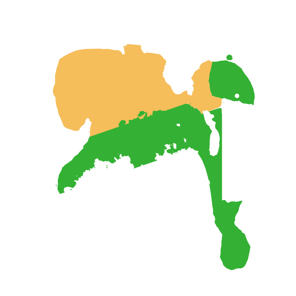 Biome Rust Map: Procedural Map, Size: 2000, Seed: 2000000