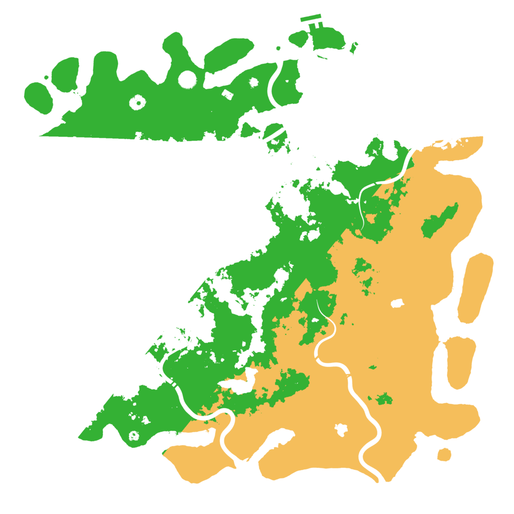 Biome Rust Map: Procedural Map, Size: 5000, Seed: 75463478