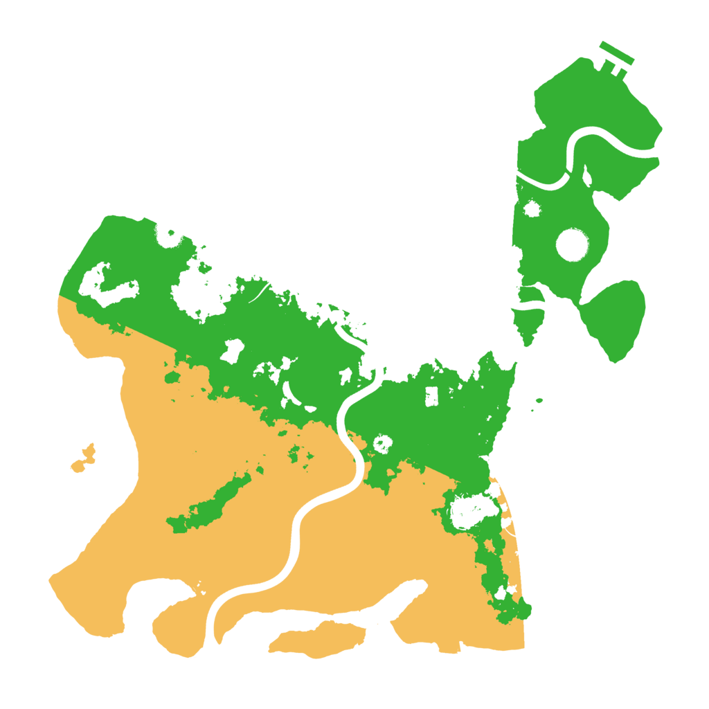 Biome Rust Map: Procedural Map, Size: 3850, Seed: 1559253982