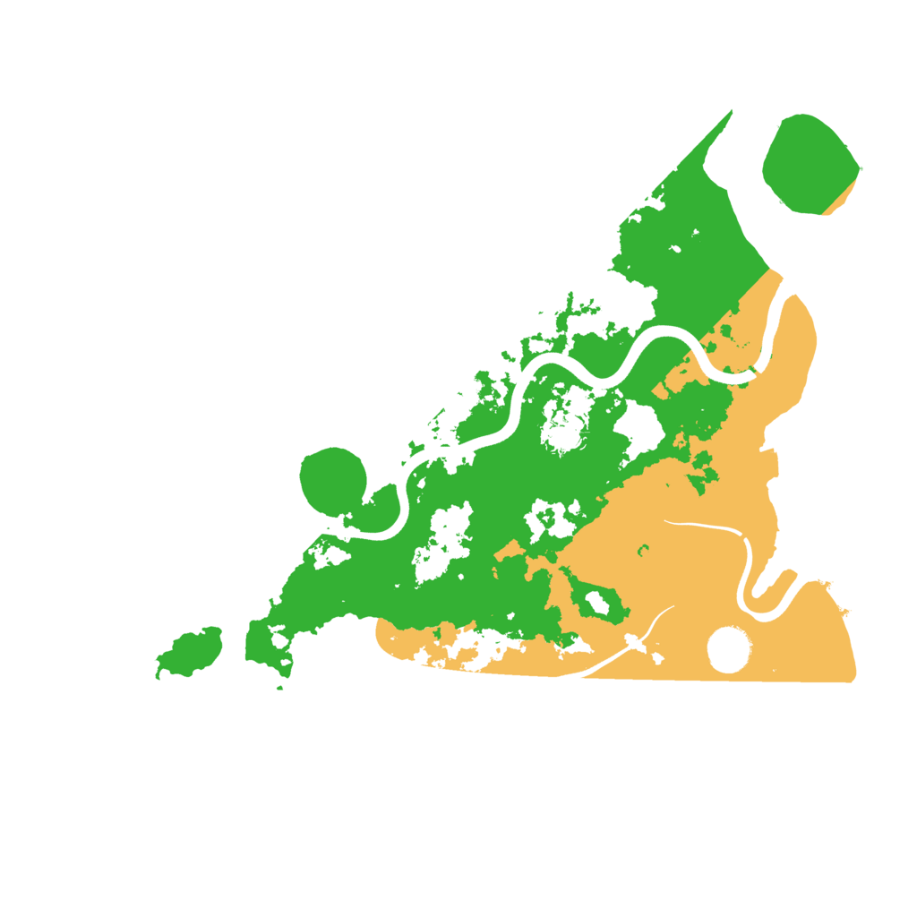 Biome Rust Map: Procedural Map, Size: 3700, Seed: 1093505627