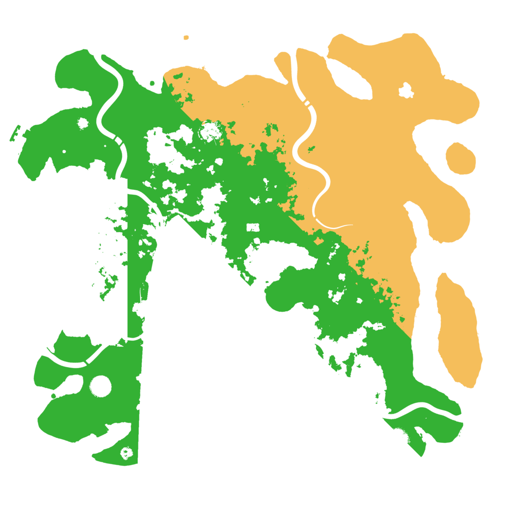 Biome Rust Map: Procedural Map, Size: 4250, Seed: 473838257