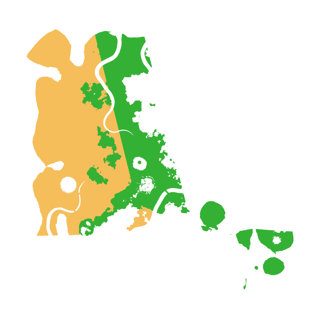 Biome Rust Map: Procedural Map, Size: 3500, Seed: 1213237670
