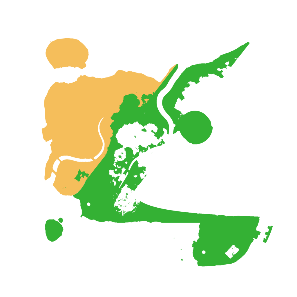 Biome Rust Map: Procedural Map, Size: 2500, Seed: 1573842334