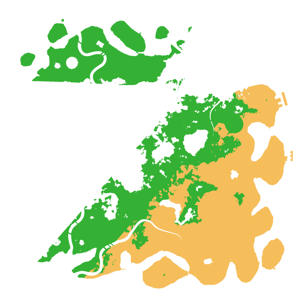 Biome Rust Map: Procedural Map, Size: 4500, Seed: 901264539