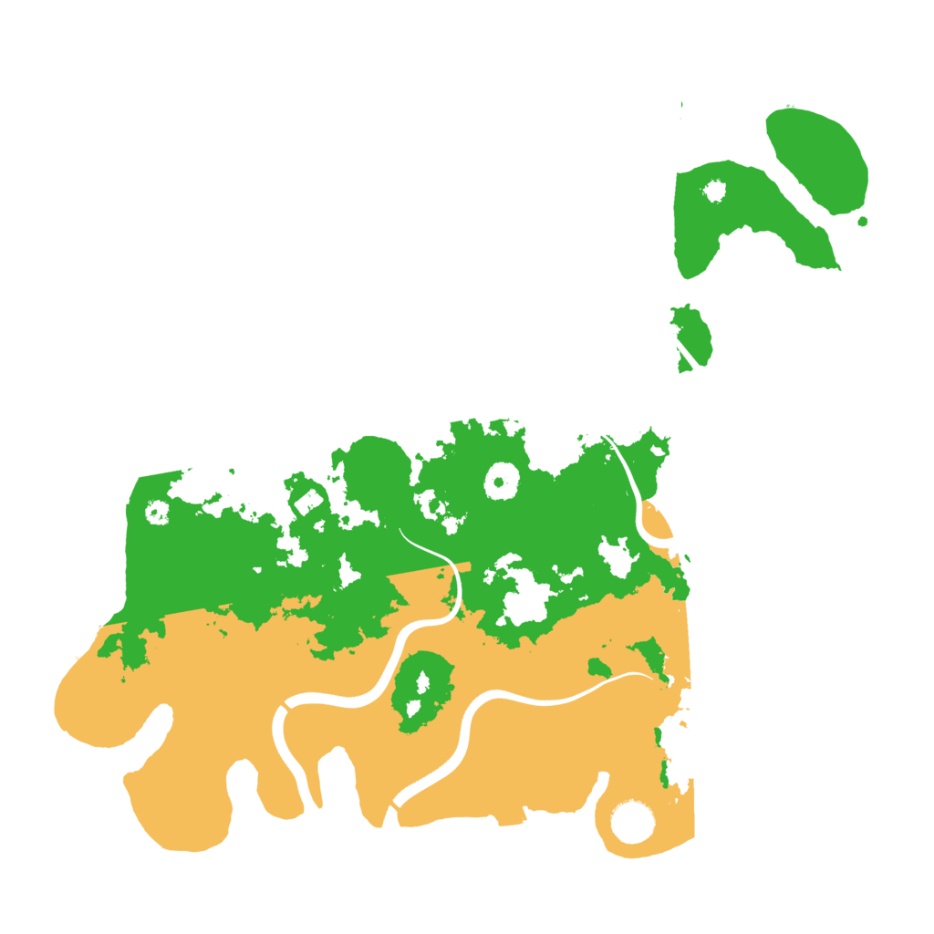 Biome Rust Map: Procedural Map, Size: 3800, Seed: 1101950173