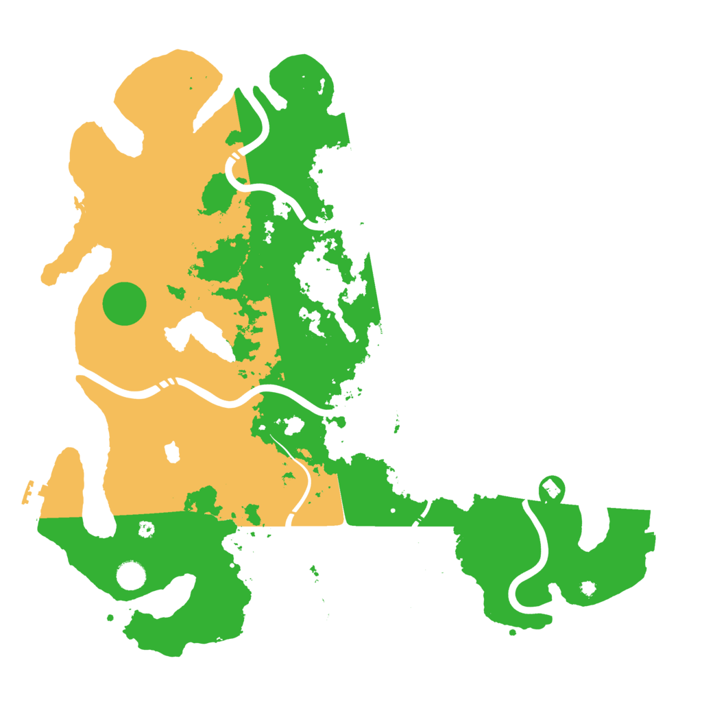 Biome Rust Map: Procedural Map, Size: 4250, Seed: 419032008