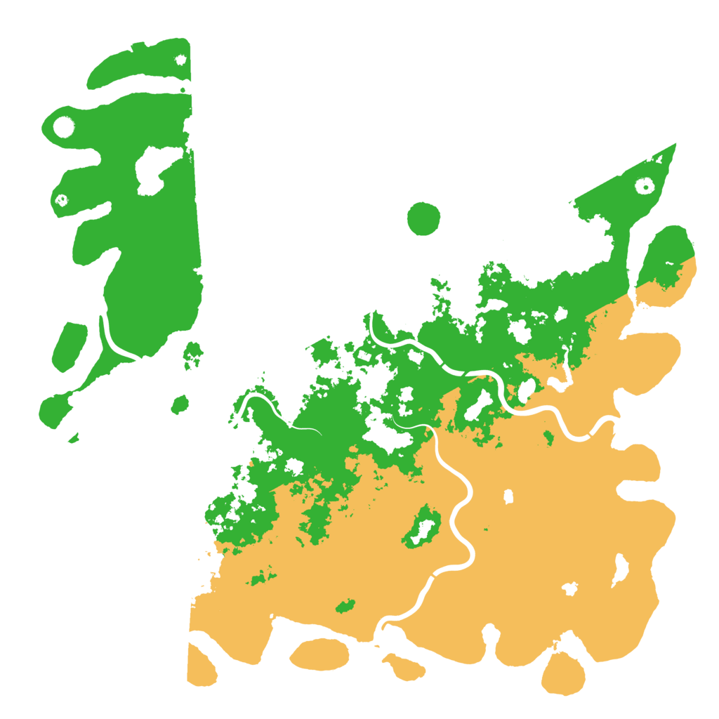 Biome Rust Map: Procedural Map, Size: 6000, Seed: 3826
