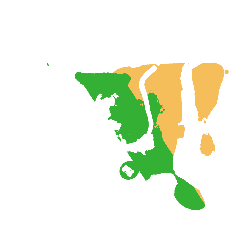 Biome Rust Map: Procedural Map, Size: 2250, Seed: 842521165