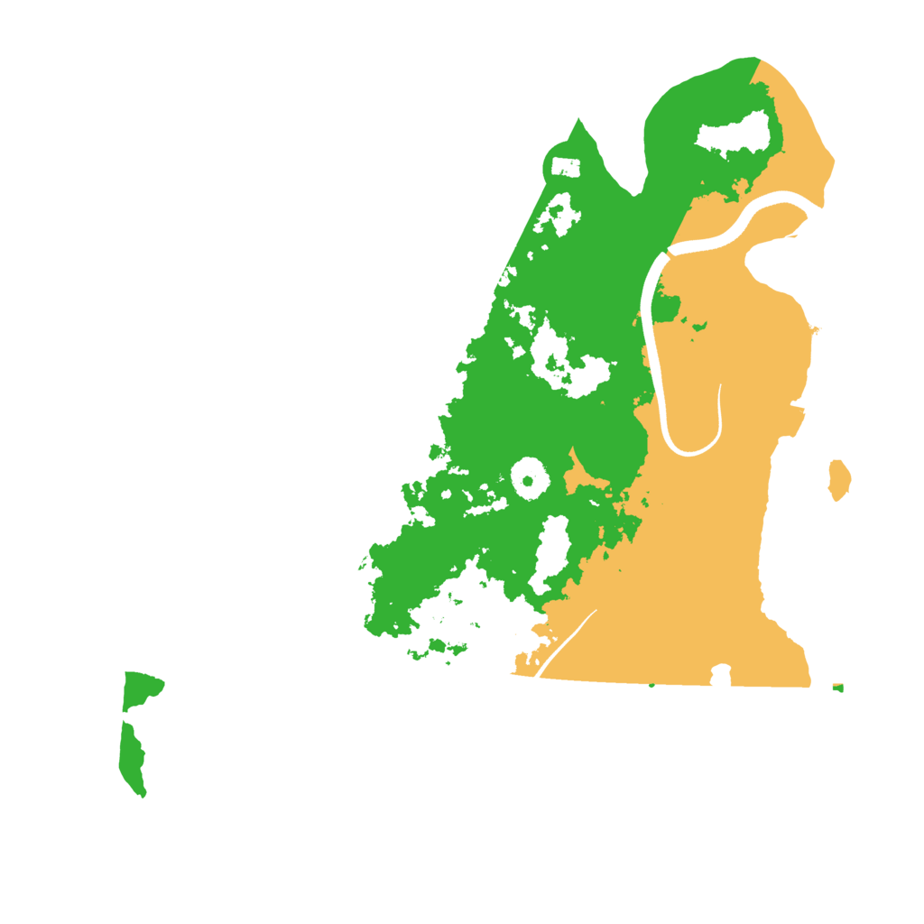Biome Rust Map: Procedural Map, Size: 3500, Seed: 766979064