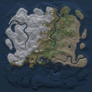 Thumbnail Rust Map: Procedural Map, Size: 4250, Seed: 1173138745, 15 Monuments