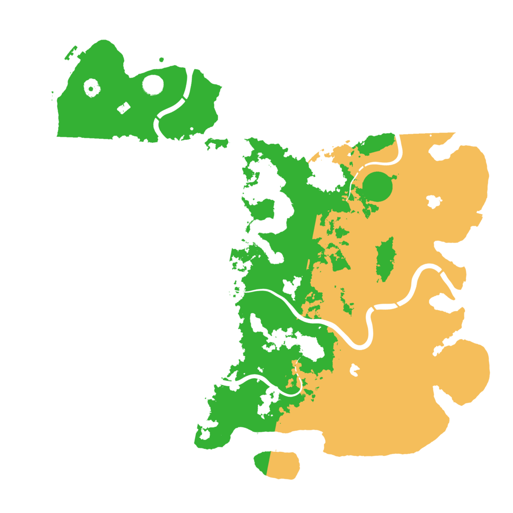 Biome Rust Map: Procedural Map, Size: 4500, Seed: 605932
