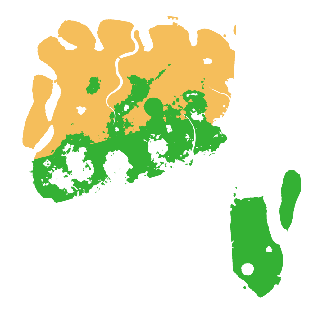 Biome Rust Map: Procedural Map, Size: 4500, Seed: 184705316