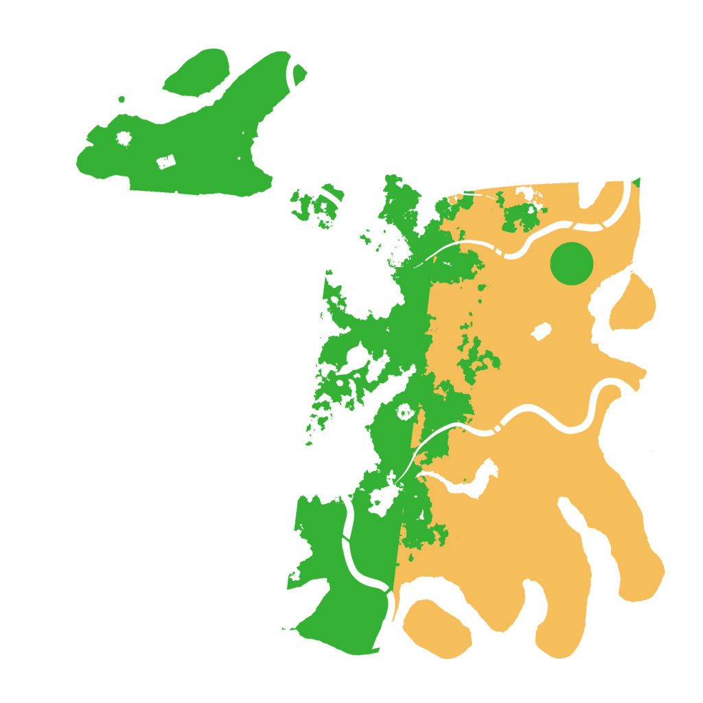 Biome Rust Map: Procedural Map, Size: 4300, Seed: 818835638