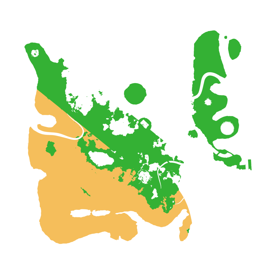 Biome Rust Map: Procedural Map, Size: 3500, Seed: 1265782218