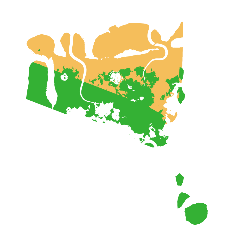 Biome Rust Map: Procedural Map, Size: 3500, Seed: 1246291760