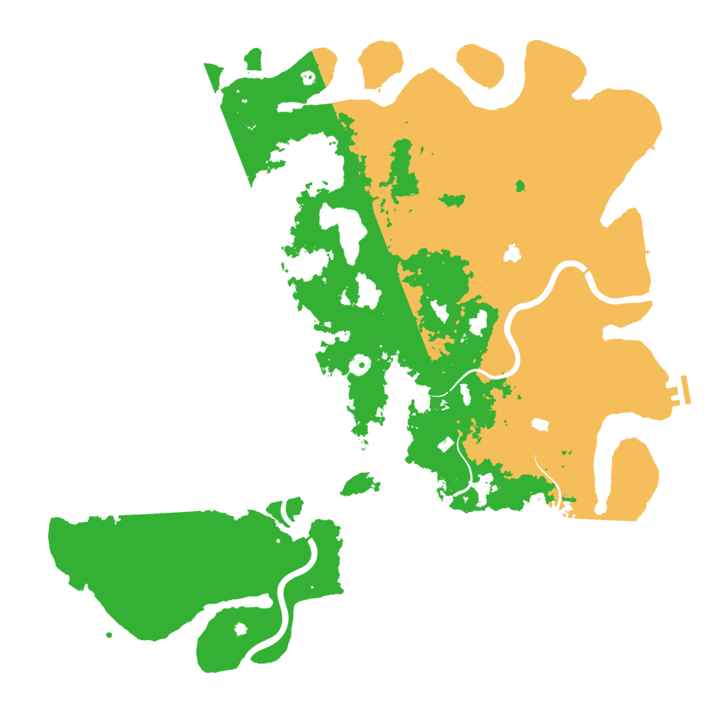 Biome Rust Map: Procedural Map, Size: 4950, Seed: 58918