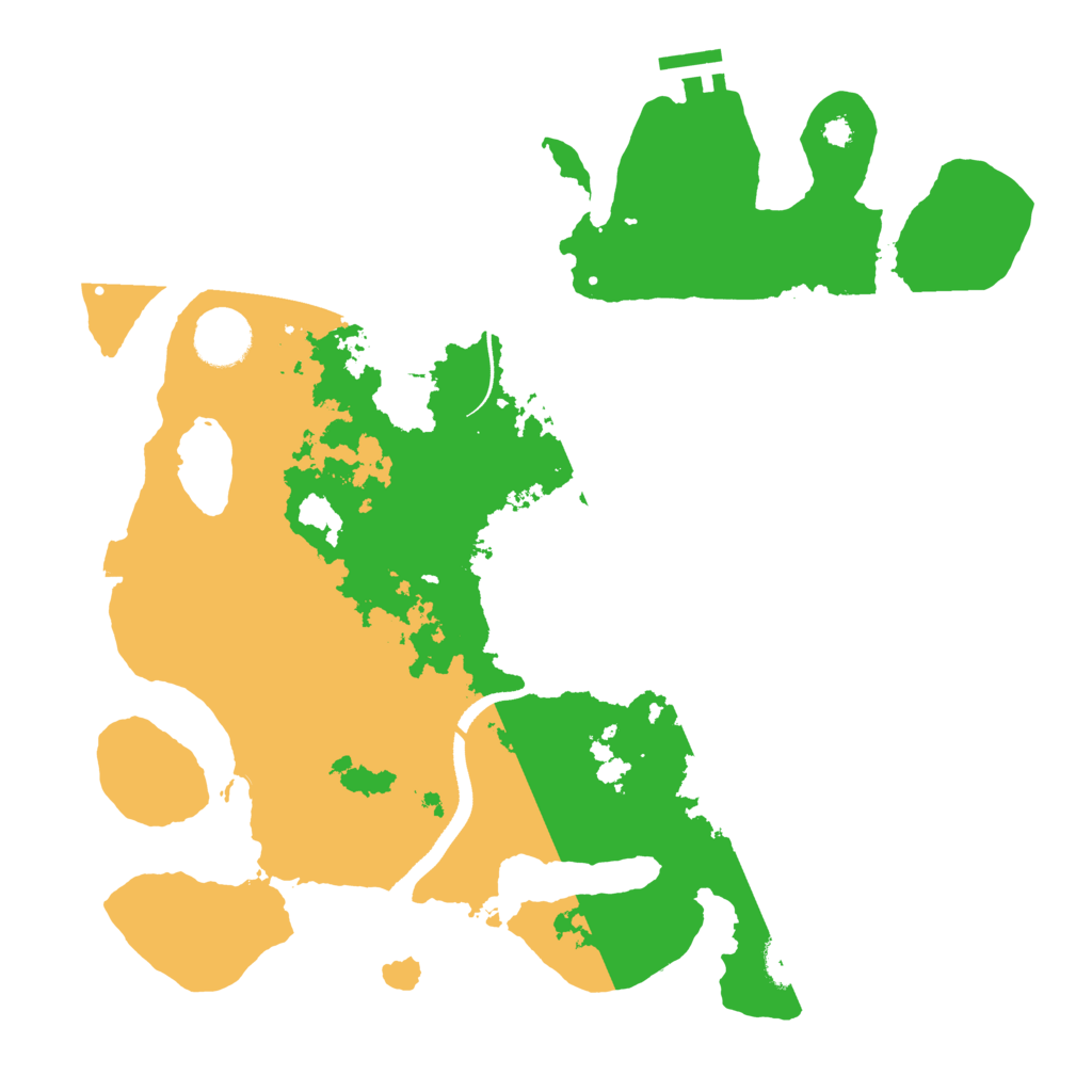 Biome Rust Map: Procedural Map, Size: 3500, Seed: 1771258940