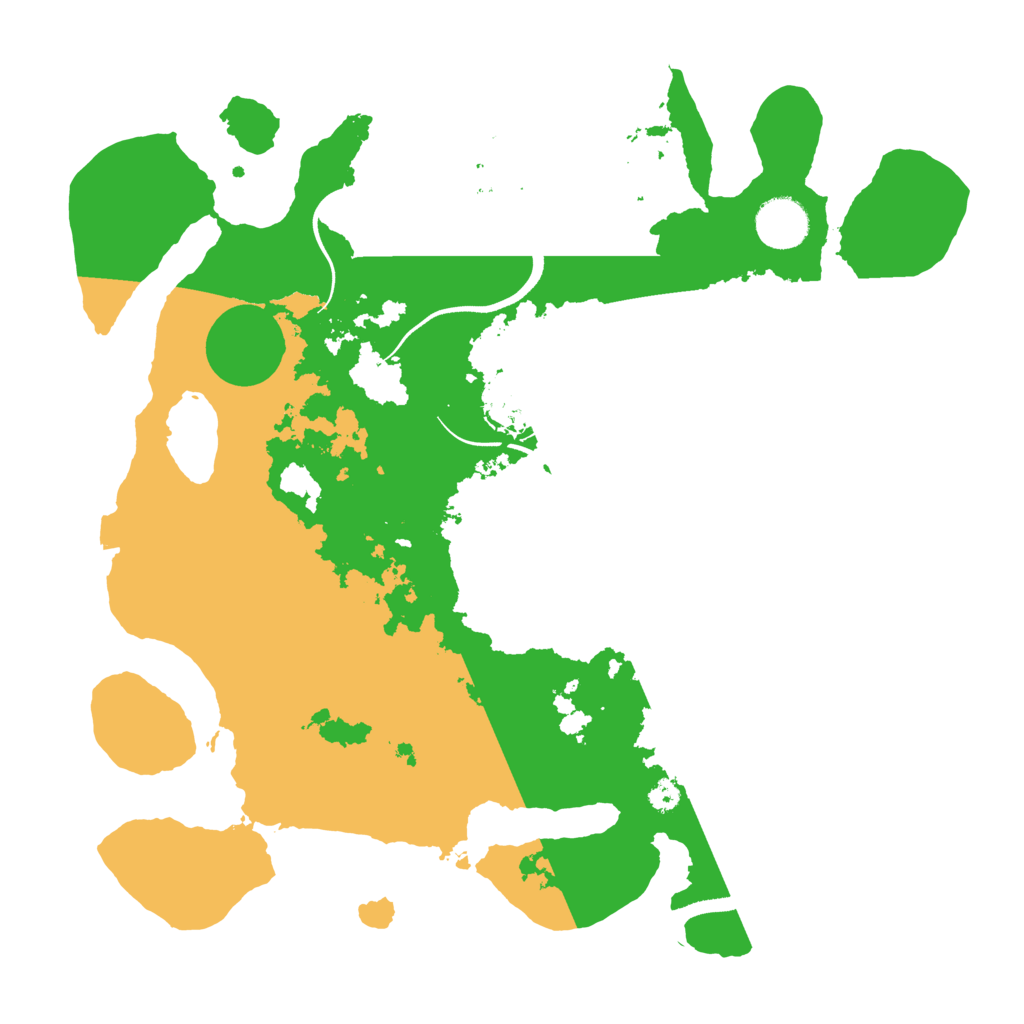 Biome Rust Map: Procedural Map, Size: 3500, Seed: 1771258940