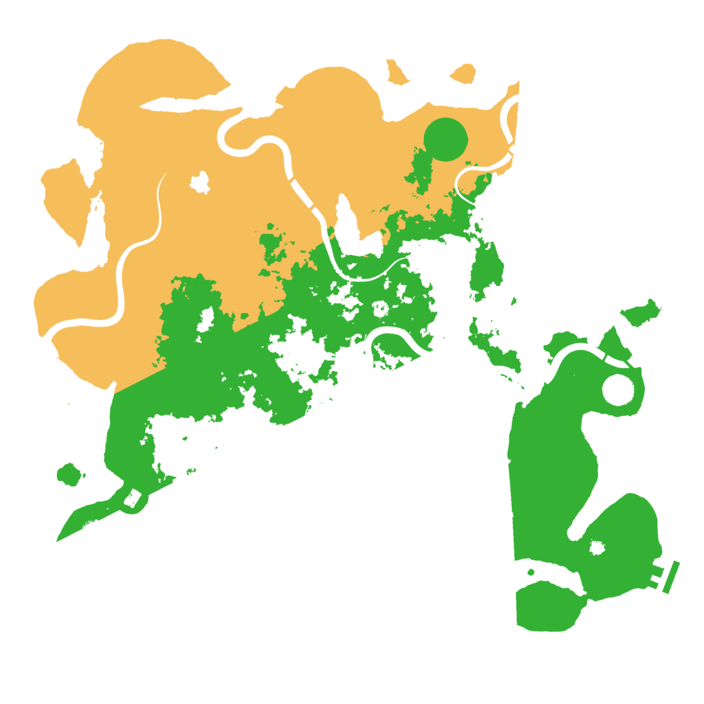 Biome Rust Map: Procedural Map, Size: 4250, Seed: 2000276355
