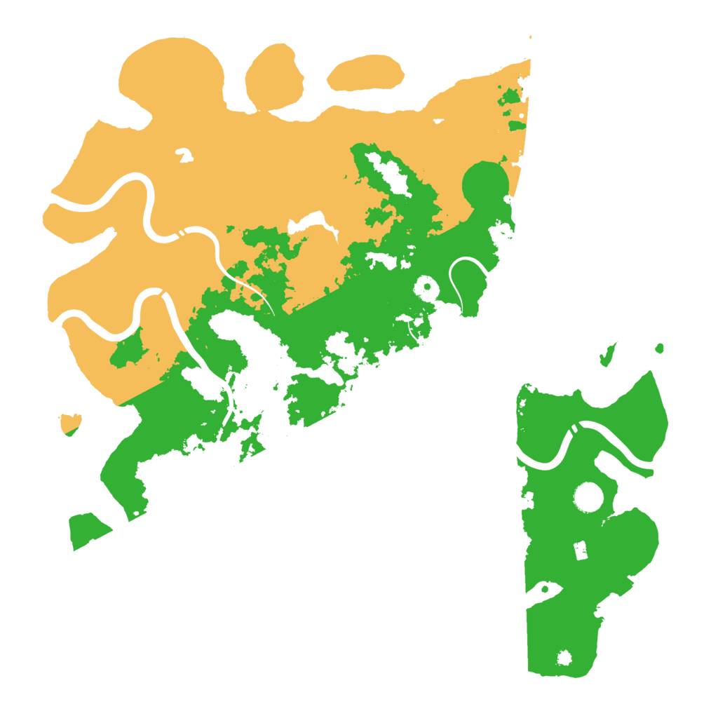 Biome Rust Map: Procedural Map, Size: 4250, Seed: 1945582451