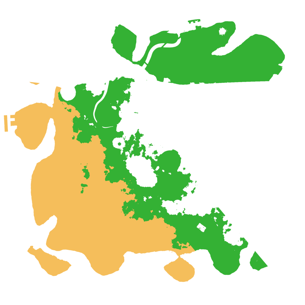 Biome Rust Map: Procedural Map, Size: 3750, Seed: 1221558153