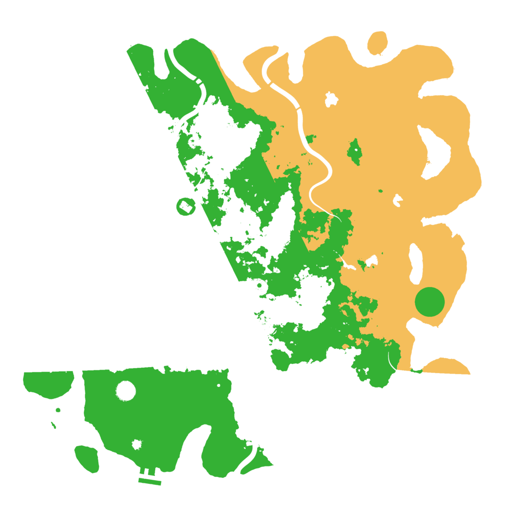Biome Rust Map: Procedural Map, Size: 4500, Seed: 1679886033